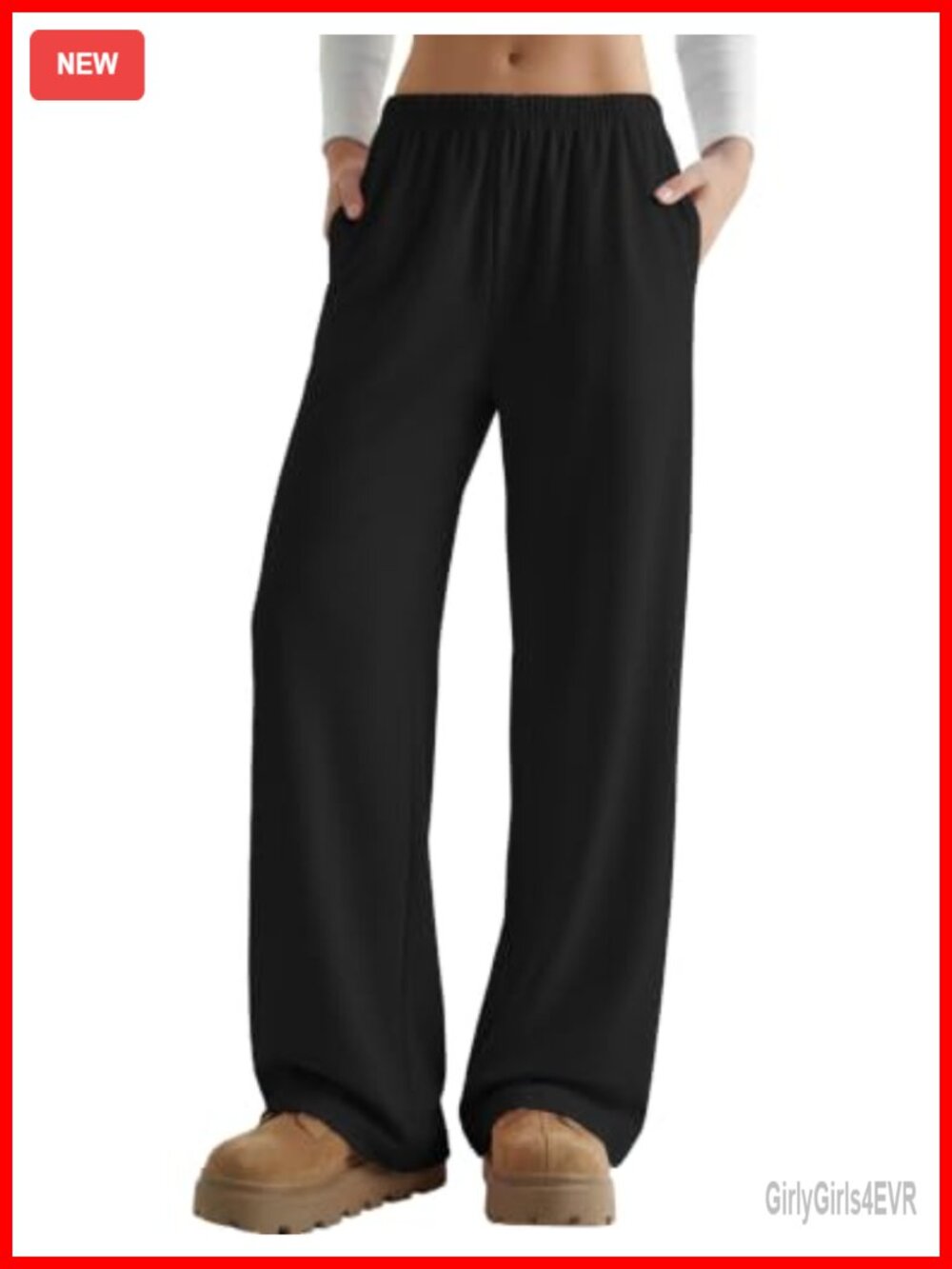 Women's Wide Leg Pajama Pants Soft Polyester Spandex Lounge Bottoms